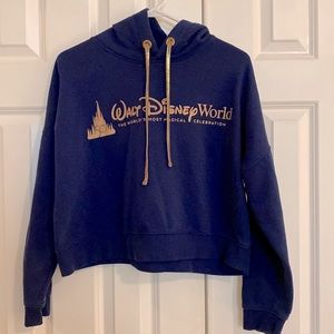 Disney World 50th Anniversary Cropped Hoodie